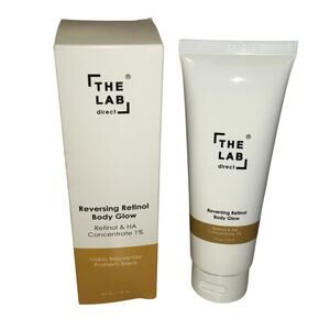 The Lab Direct Retinol Hyaluronic Acid Hydrating Body Glow 4oz NEW Serum Firming